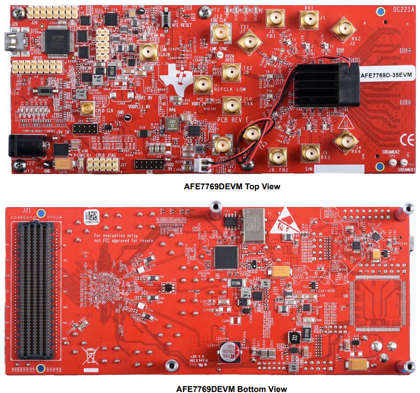 Texas Instruments AFE7769D评估模块